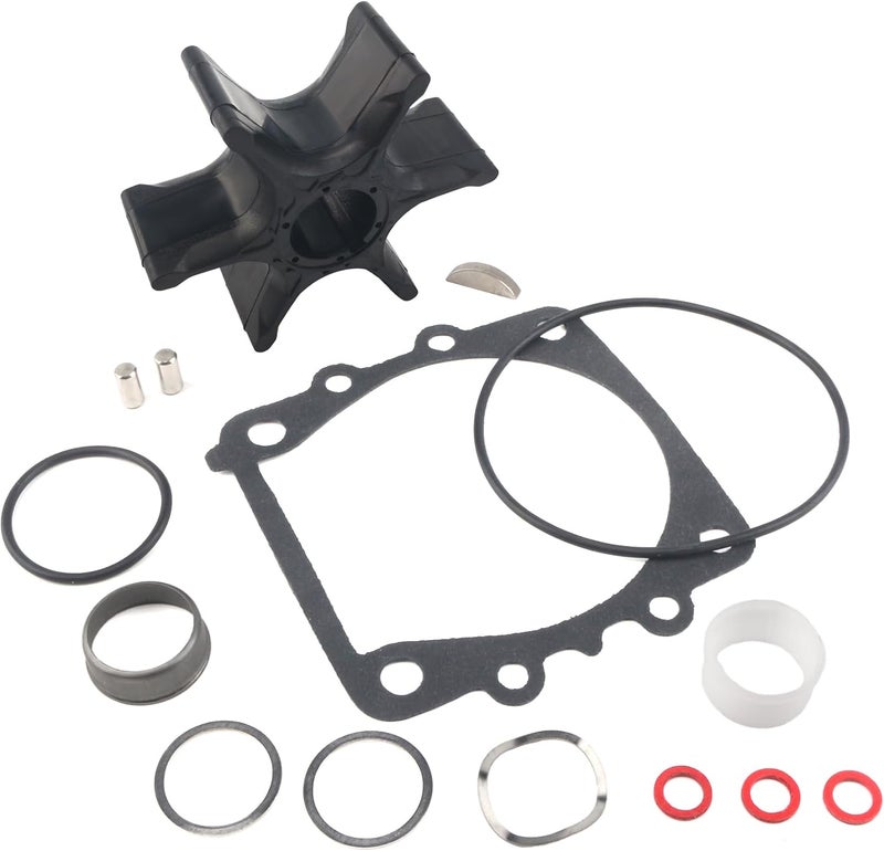 QUICKMARINE 6E5-44352 Marine Water Pump Impeller Service Kit fits Yamaha 2/4 Stroke 150-300 HP Boat Outboard Motor Replacement 6E5-44352-00 6E5-44352-01 Sierra 18-3071 - Image 1